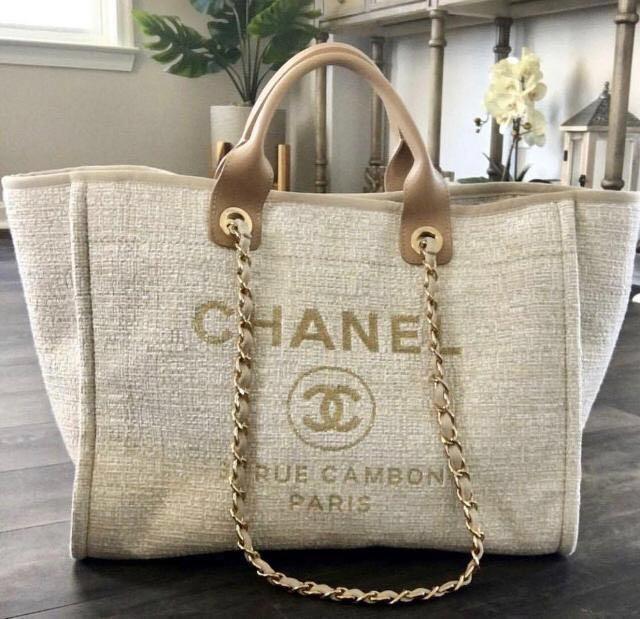 Chanel deauville gold sale