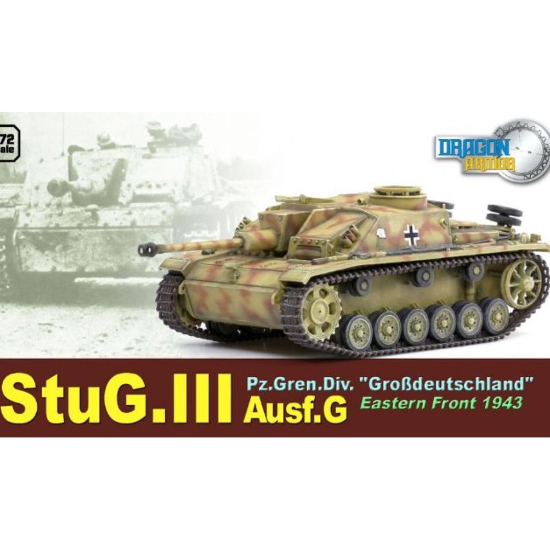 Dragon Models Stug Iii Ausf G Pz Gren Div Grobdeutschland Eastern Front 1943 Drr60463 Toys Games Others On Carousell