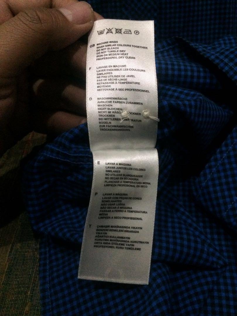 Fred Perry Gingham Shirt Checkered Not Lacoste Ben Sherman Fesyen Pria Pakaian Atasan Di Carousell