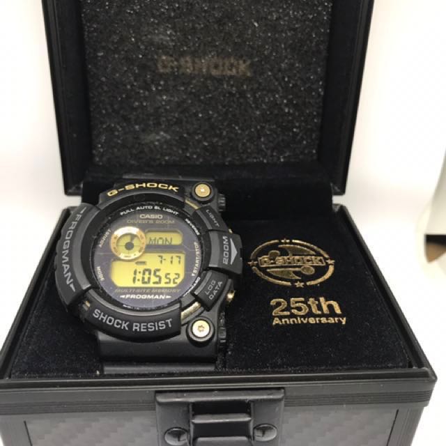 G Shock Frogman 25th Anniversary GW225A Black Dawn