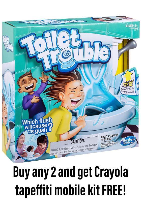 Hasbro Toilet Trouble Game Toys Games Others On Carousell