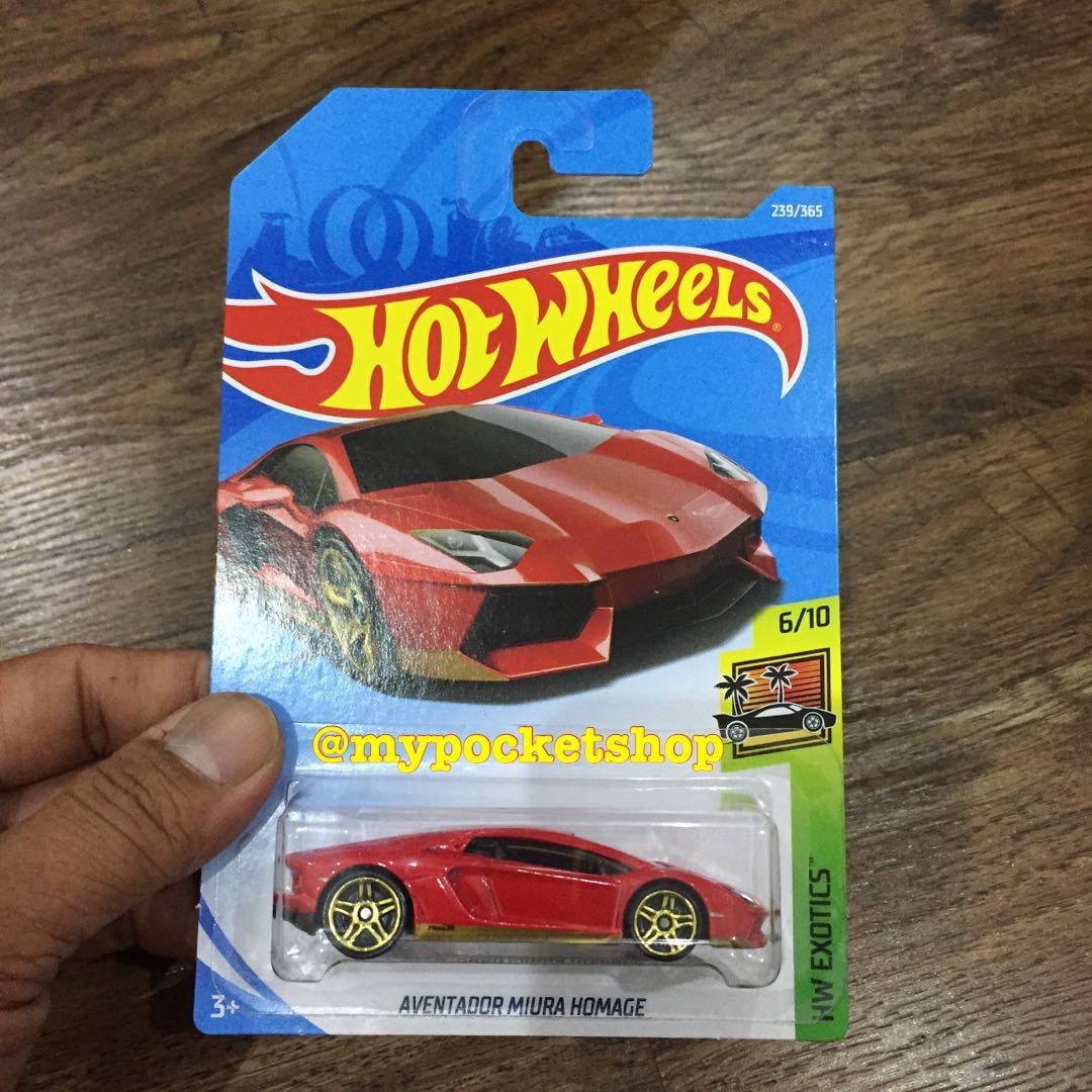 Lamborghini aventador miura homage hot wheels store