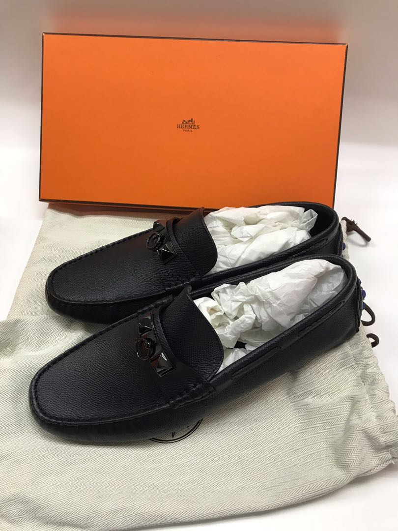 hermes irving loafers