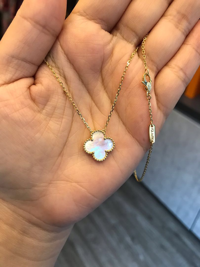 Vca mother of pearl necklace discount