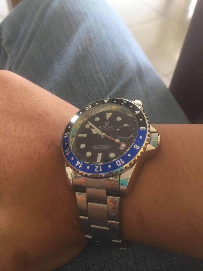 Jam Tangan Rolex Batman Fesyen Pria Jam Tangan Di Carousell
