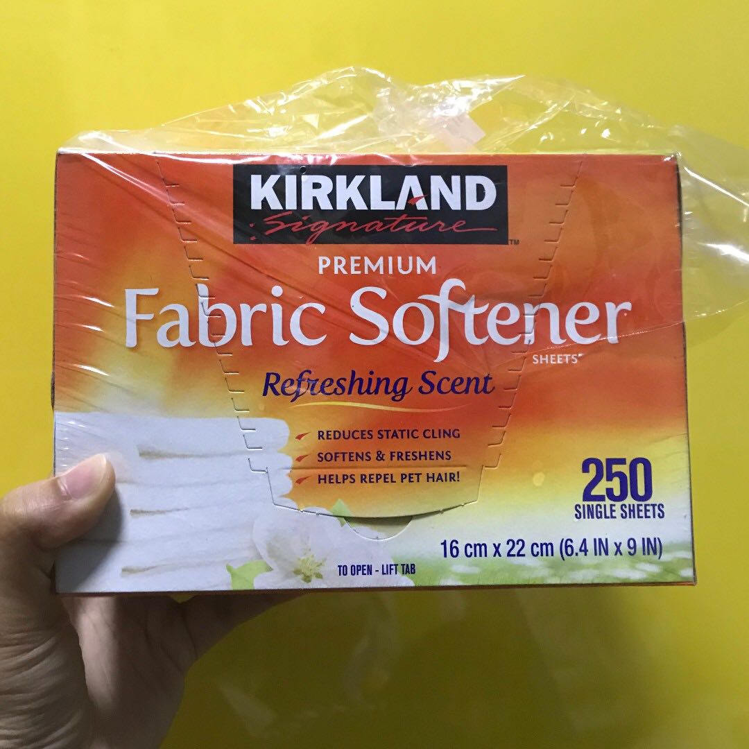 Kirkland Signature Fabric Softener Refreshing 250 sheets, Everything