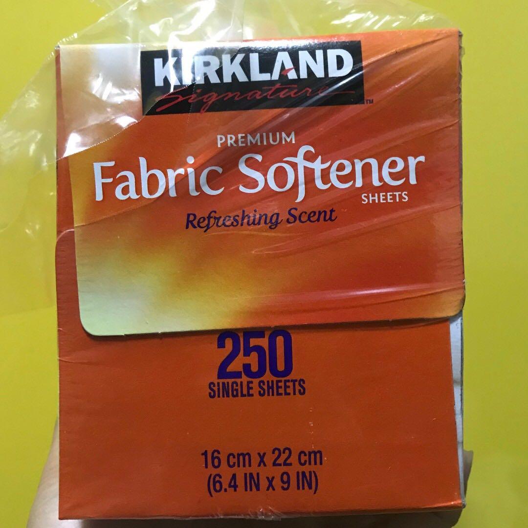 Kirkland Signature Fabric Softener Refreshing 250 sheets, Everything