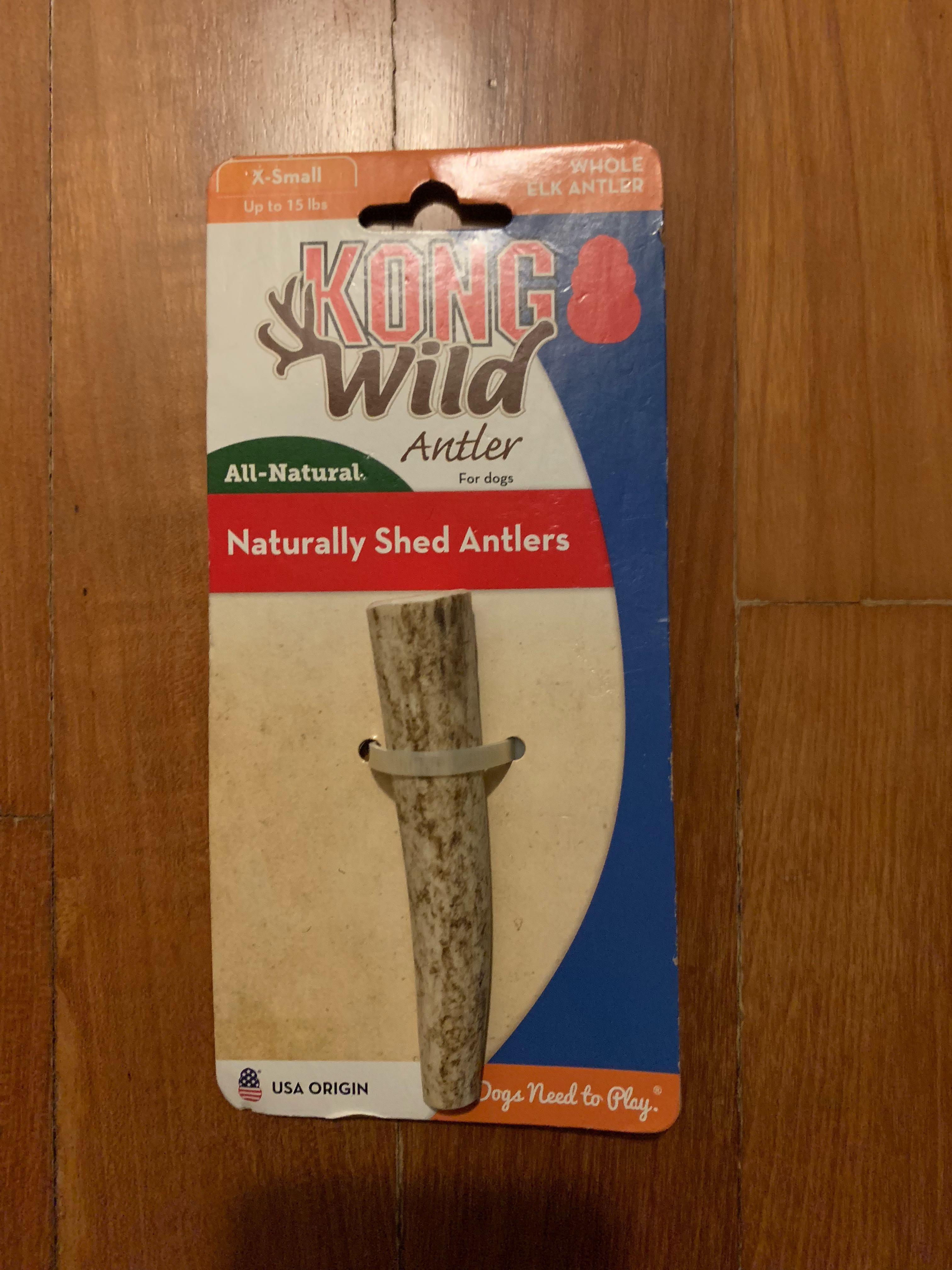 kong wild whole elk antler for dogs