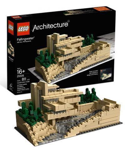 lego architecture fallingwater
