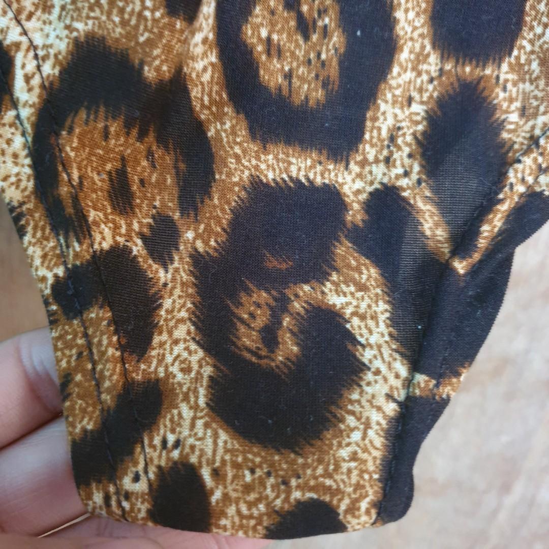 LEOPARD PRINT BODY SUIT, Women's Fashion, Tops, Sleeveless on Carousell