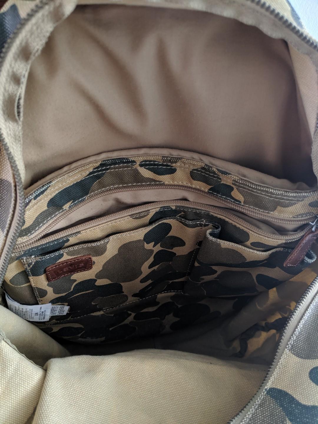 Levi s Camo Backpack Men s Fashion Bags Backpacks on Carousell