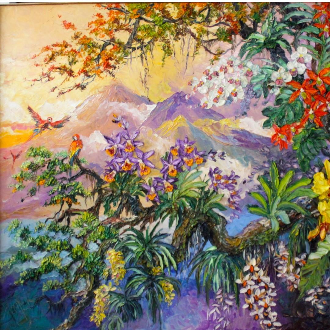 Lukisan Impasto Karya Anthony David Seperti Awiki Desain
