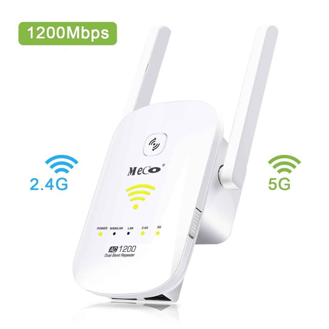 MECO AC1200 WiFi Repeater, Computers & Tech, Parts & Accessories ...