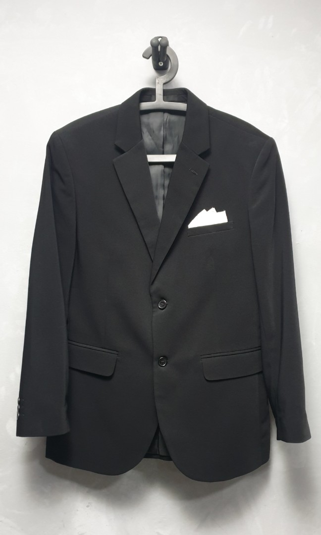 Men s Blazer Jacket Lawell Black Size 50 L 2nd hand used Men s
