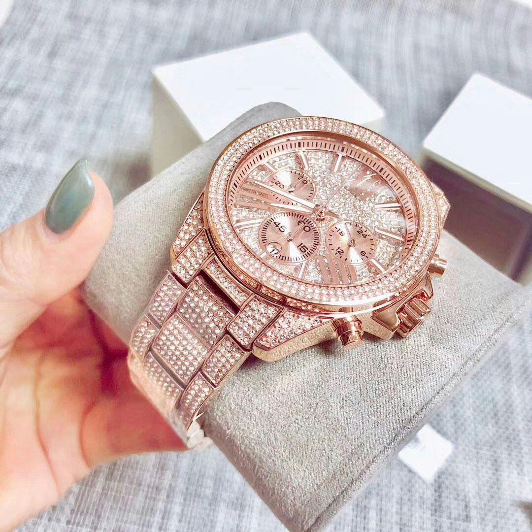 Michael kors wren hotsell watch rose gold
