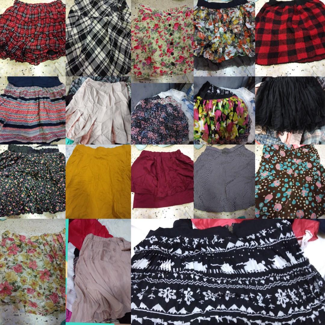 Mini skirt bundle lelong murah2 Women s Fashion Muslimah Fashion Baju Kurung sets on Carousell