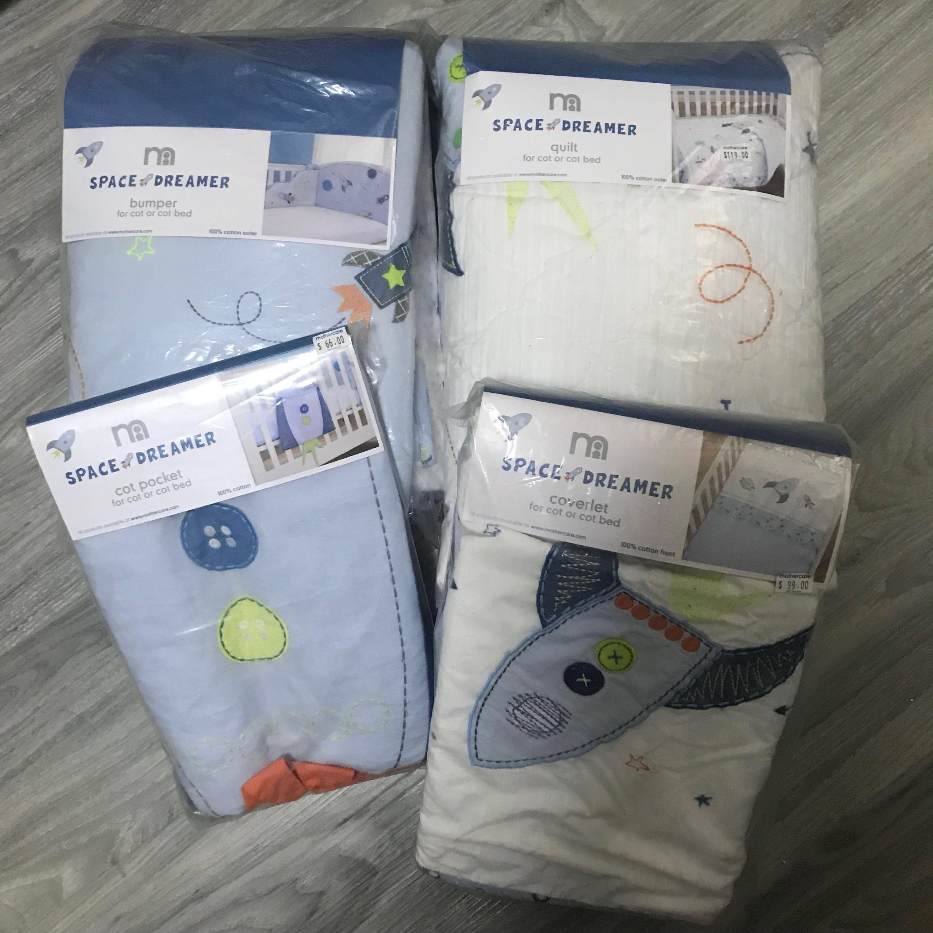 mothercare cot bed set