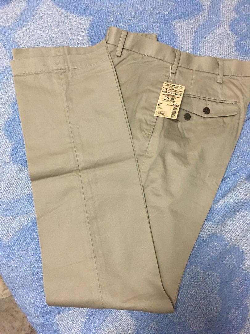 slim fit pants measurements
