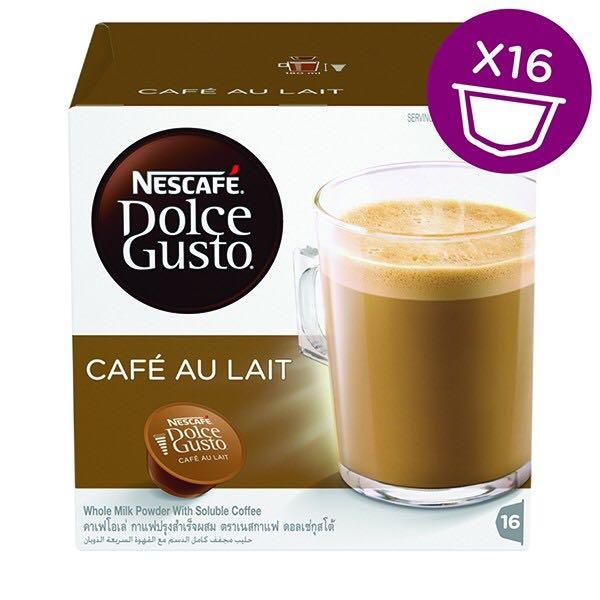 Nescafe Dolce Gusto Capsules Cafe Au Lait Food Drinks Beverages On Carousell