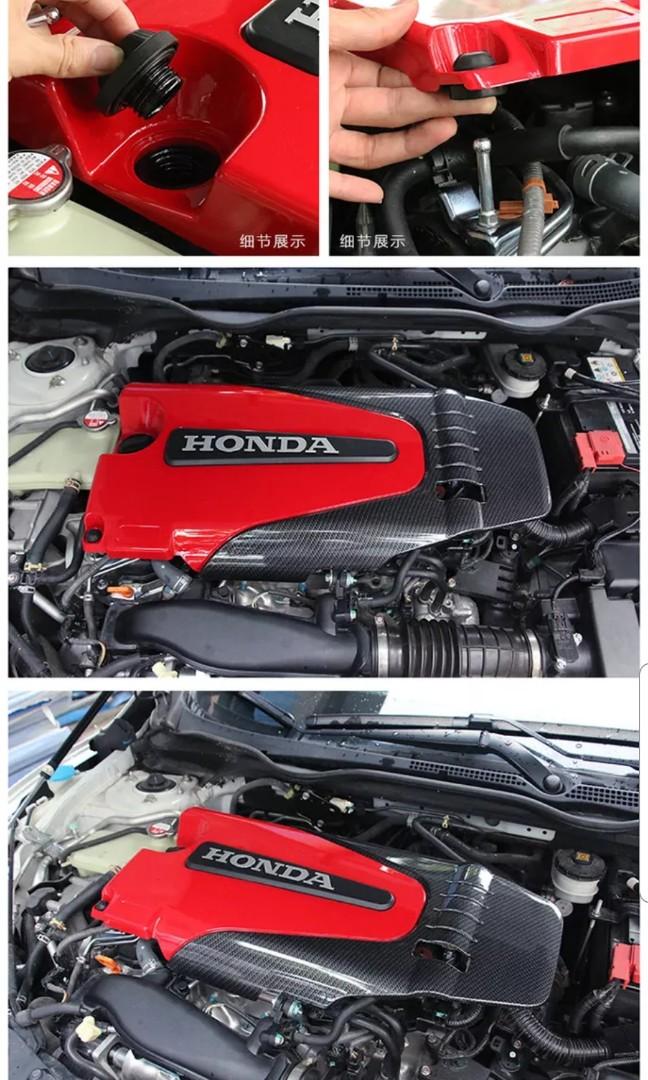 New engine Cover for 2016 2019 civic fc 1.5T, Car Accessories