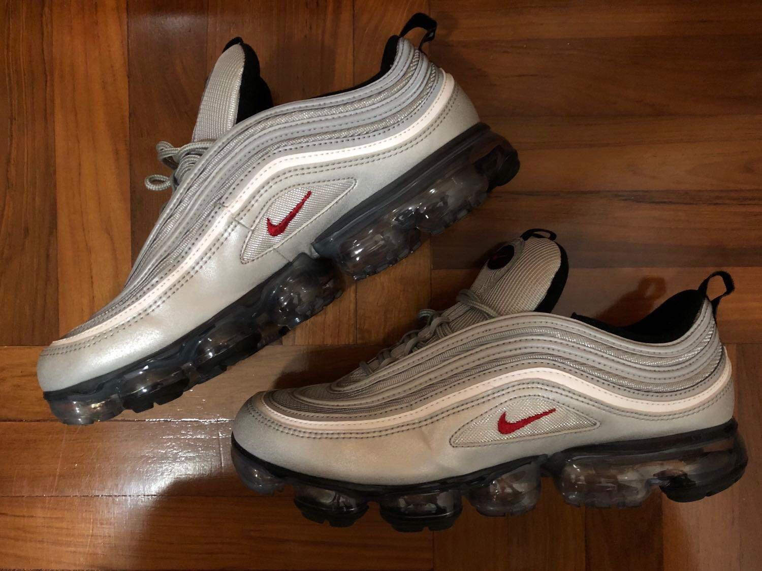 nike air max 97 silver bullet vapormax