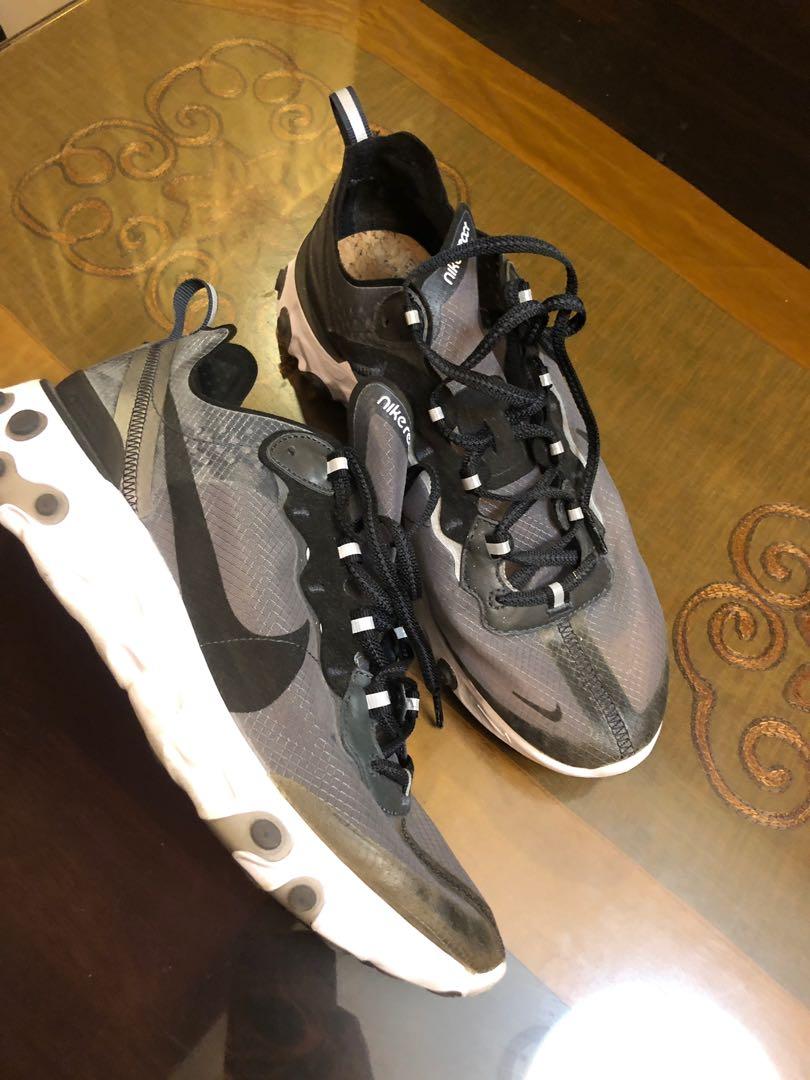 Nike React Element (Category: Sneakers) located in Manila. Submitted by decluttuhhh (Listing ID 229114939, Image 3). Description: Nike React Element Size 10 Used 3x .