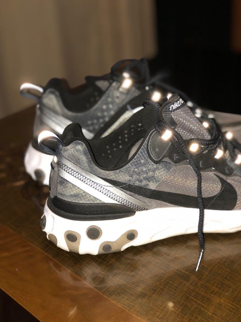 Nike React Element (Category: Sneakers) located in Manila. Submitted by decluttuhhh (Listing ID 229114939, Image 2). Description: Nike React Element Size 10 Used 3x .