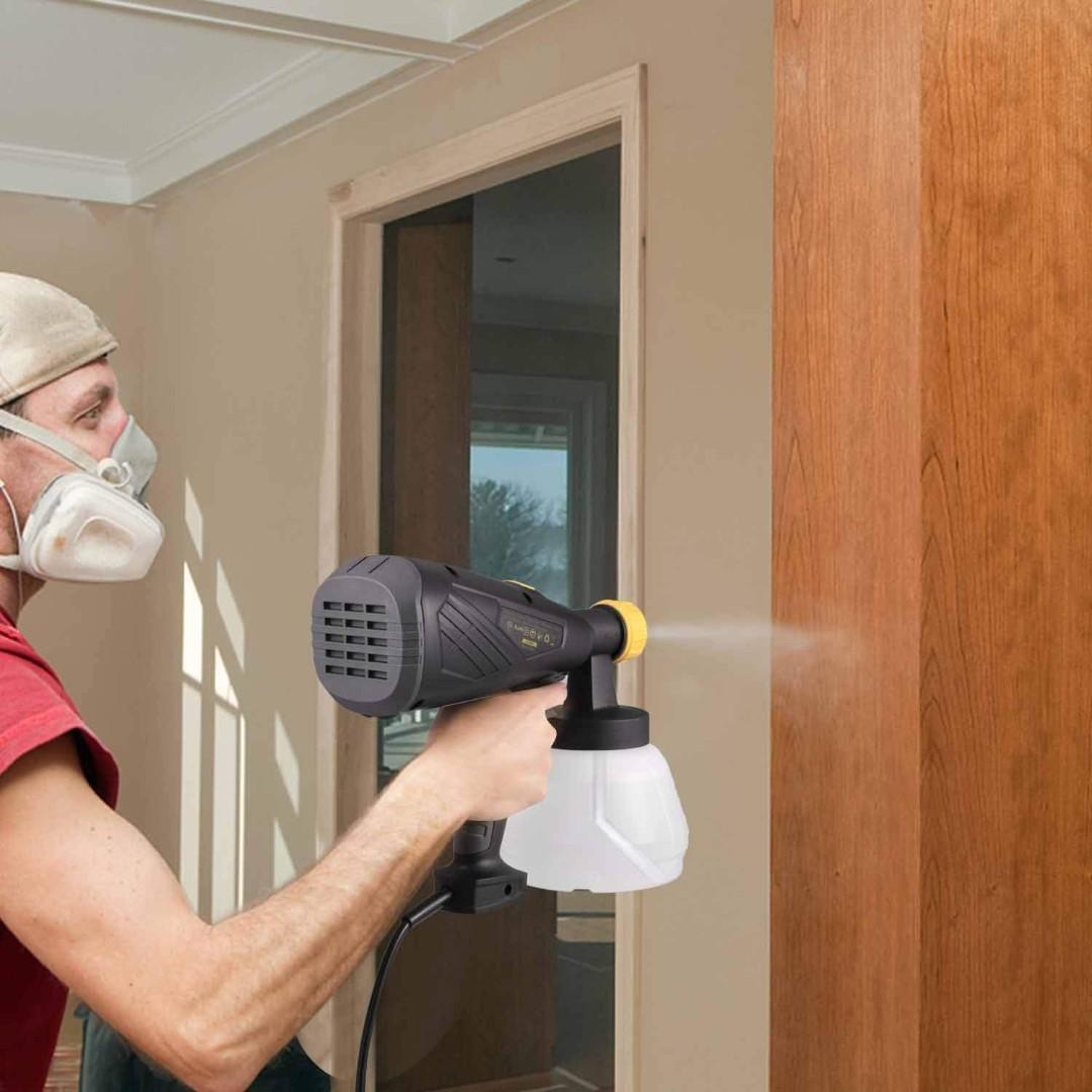 Paint Sprayer Teccpo 500 Watts 800ml Min Hvlp Home Electric Spray