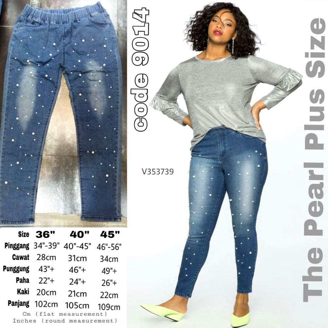 plus size stretchable jeans