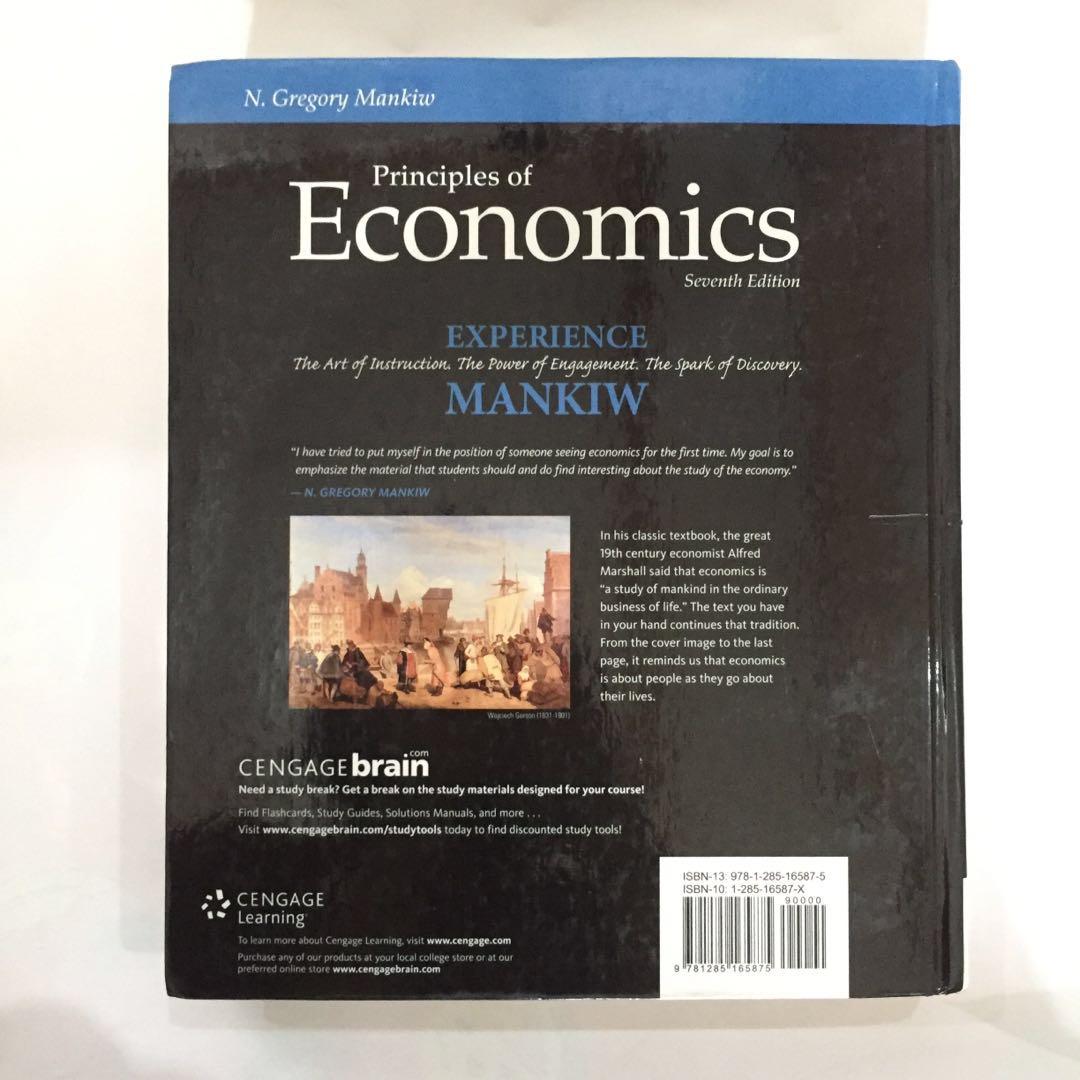 Principles Of Economics 7th Edition By Gregory Mankiw Buku Alat Tulis Buku Pelajaran Di Carousell
