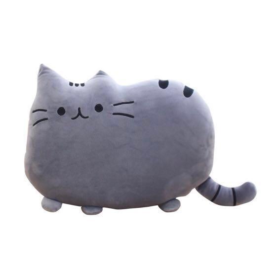 Pushers Cat Pillow Kawaii Plush Toy Stuffed Animal Cushion Gift Toys Games Stuffed Toys On Carousell