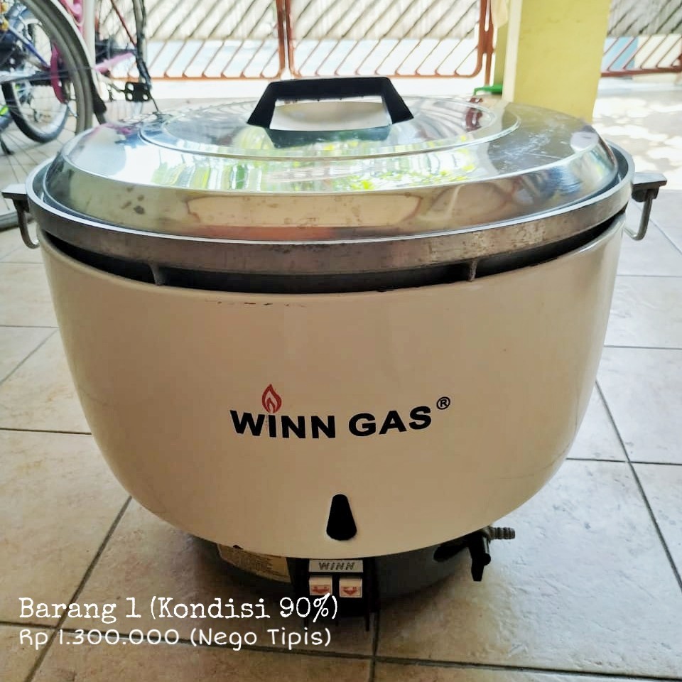 Rice Cooker Bekas Kondisi 90 WINN GAS 10 Liter Original, Kitchen