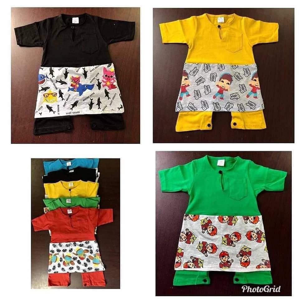 Rompers (Category: Babies & Kids Fashion) located in Singapore. Submitted by yanarahimi (Listing ID 229048844, Image 3). Description: Clearance sale!!! Lelong!!Lelong!! Dapatkan harga istimewa sekiranya mommy beli lebih daripada 1 Aziz Romper..😍😍 1 helai $22.00 2 helai $42.00 3 helai $60.00 Clearance Sales!! Siapa cepat dier dapat. 😊 Beli lebih daripada 1 Hambali Romper u ollz dapat harga special😱😱 1 Helai @$25 2 Helai @$48 3 Helai @$70 Sema