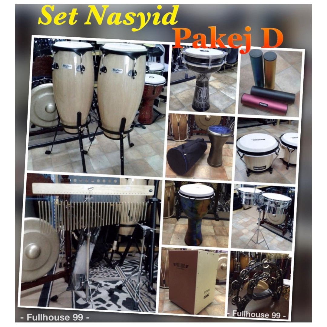 Set Nasyid Pakej D, Hobbies & Toys, Music & Media, Musical Instruments