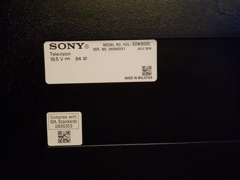 Sony KDL50W800C BRAVIA 50" Smart & 3D FHD LED TV, TV & Home