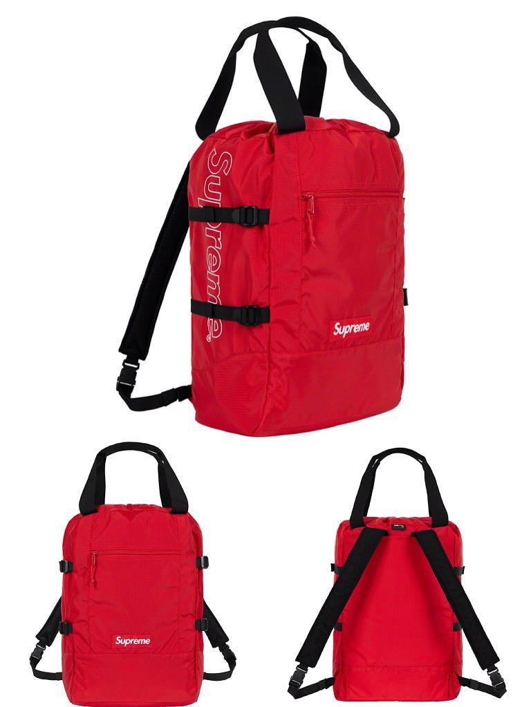 Supreme tote cheap backpack