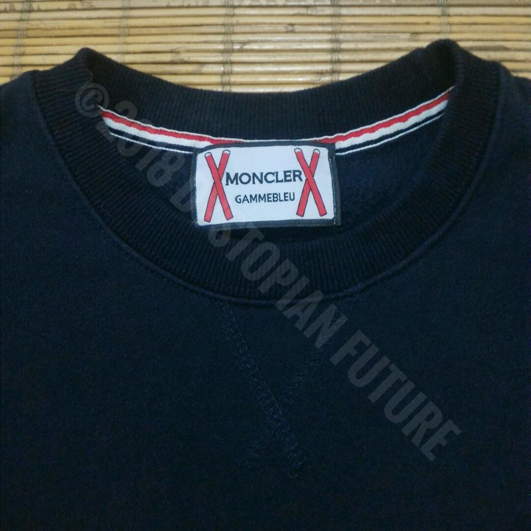 Moncler gamme sale bleu sweatshirt