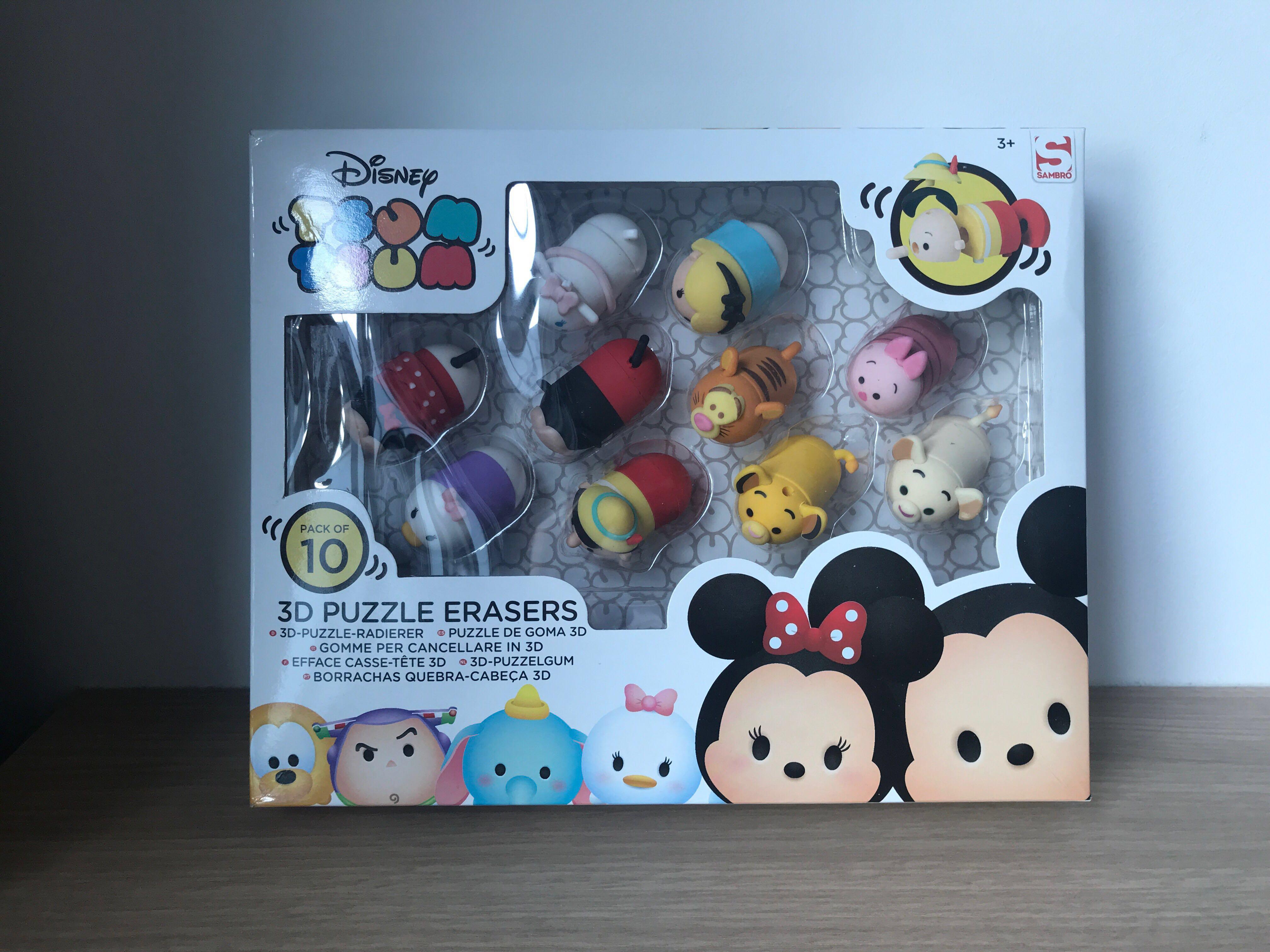 Tsum tsum sales 3d puzzle erasers