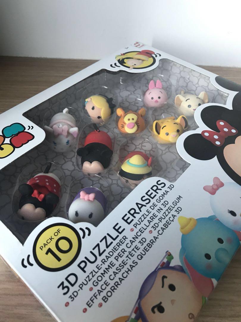 Tsum tsum deals 3d puzzle erasers