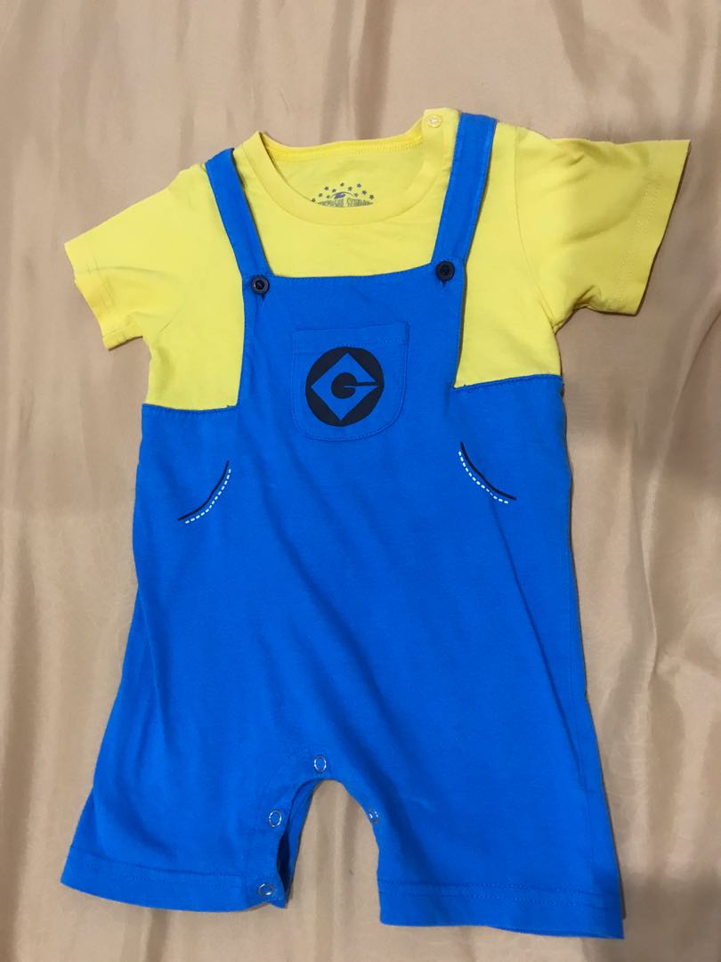 Universal Studio Singapore Minion Romper, Bayi & Anak, Baju Bayi di