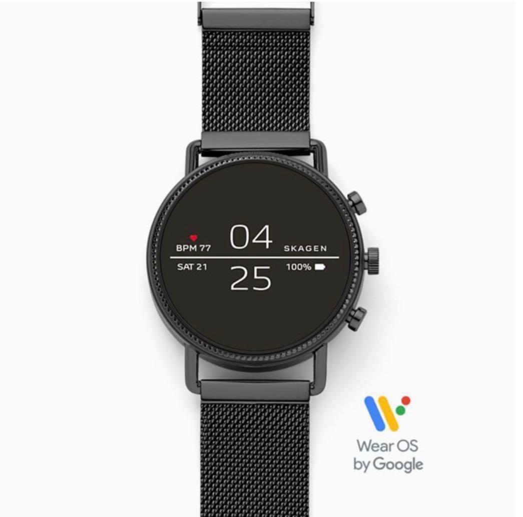 Urgent Clearance Skagen Falster 2 Black Magnetic Steel Mesh Luxury Watches on Carousell