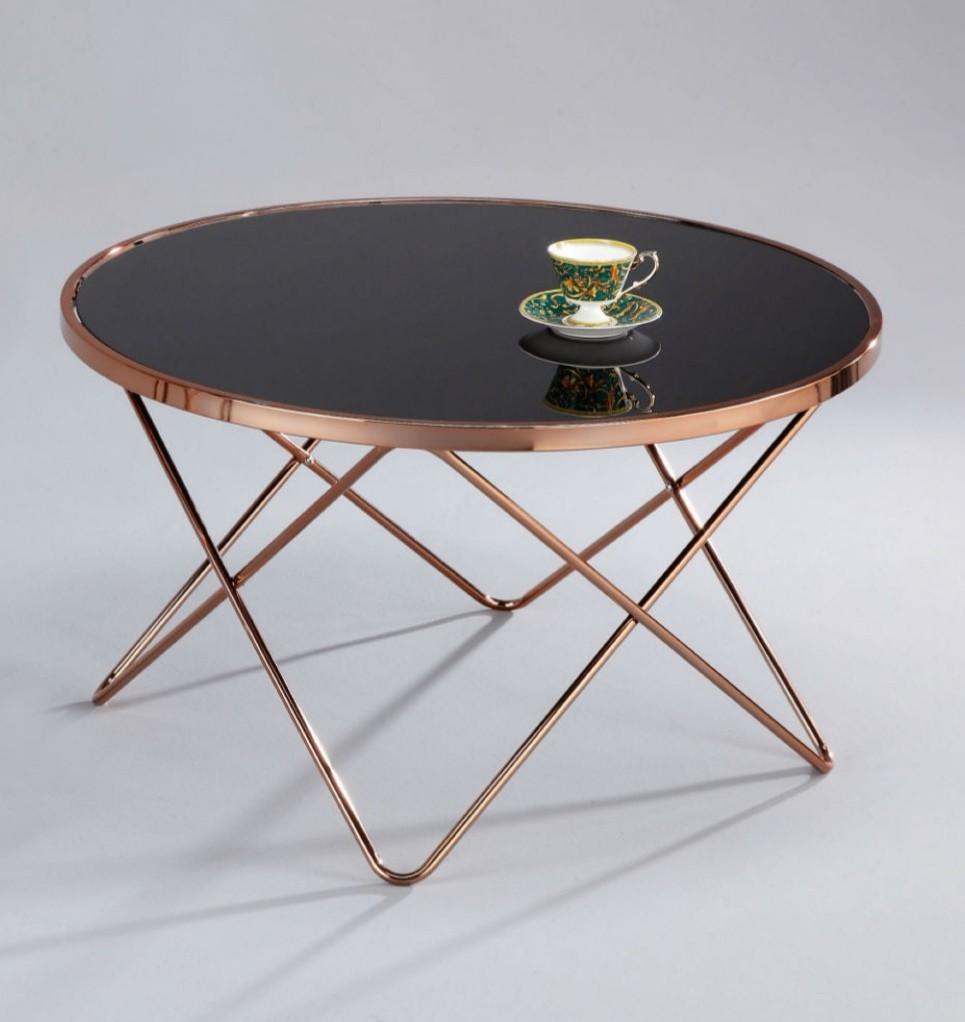 Used Rose Gold With Black Glass Top Coffee Table Furniture Tables Chairs On Carousell The savannah presents a shocking design that can add distinctive allure and class to your dwelling area. carousell
