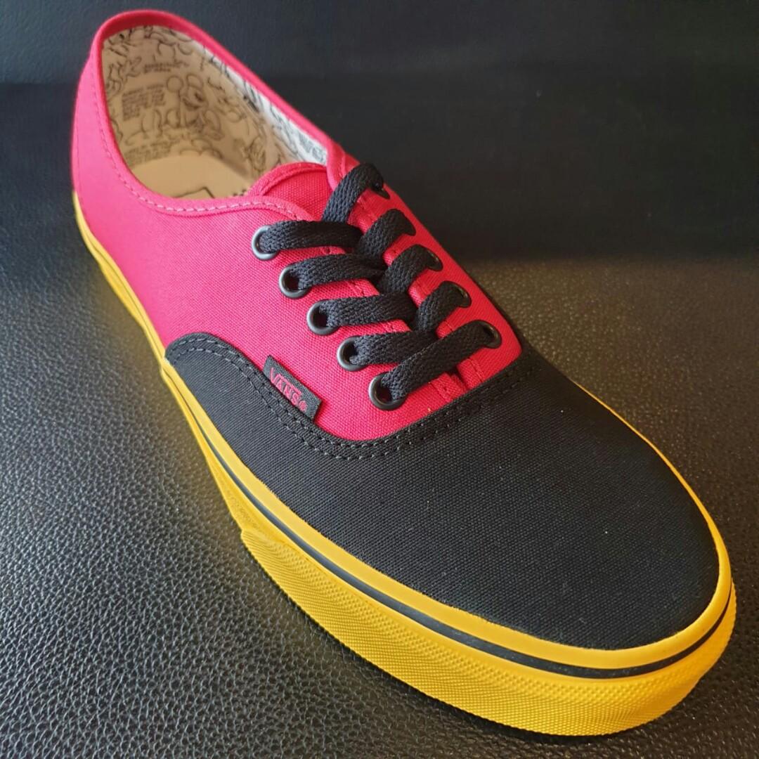 mickey mouse authentic vans