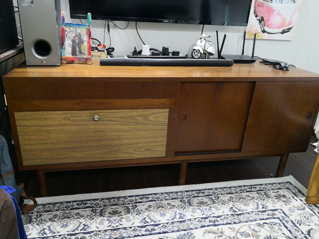 Vintage TV Console, Furniture & Home Living, Furniture, TV Consoles on
