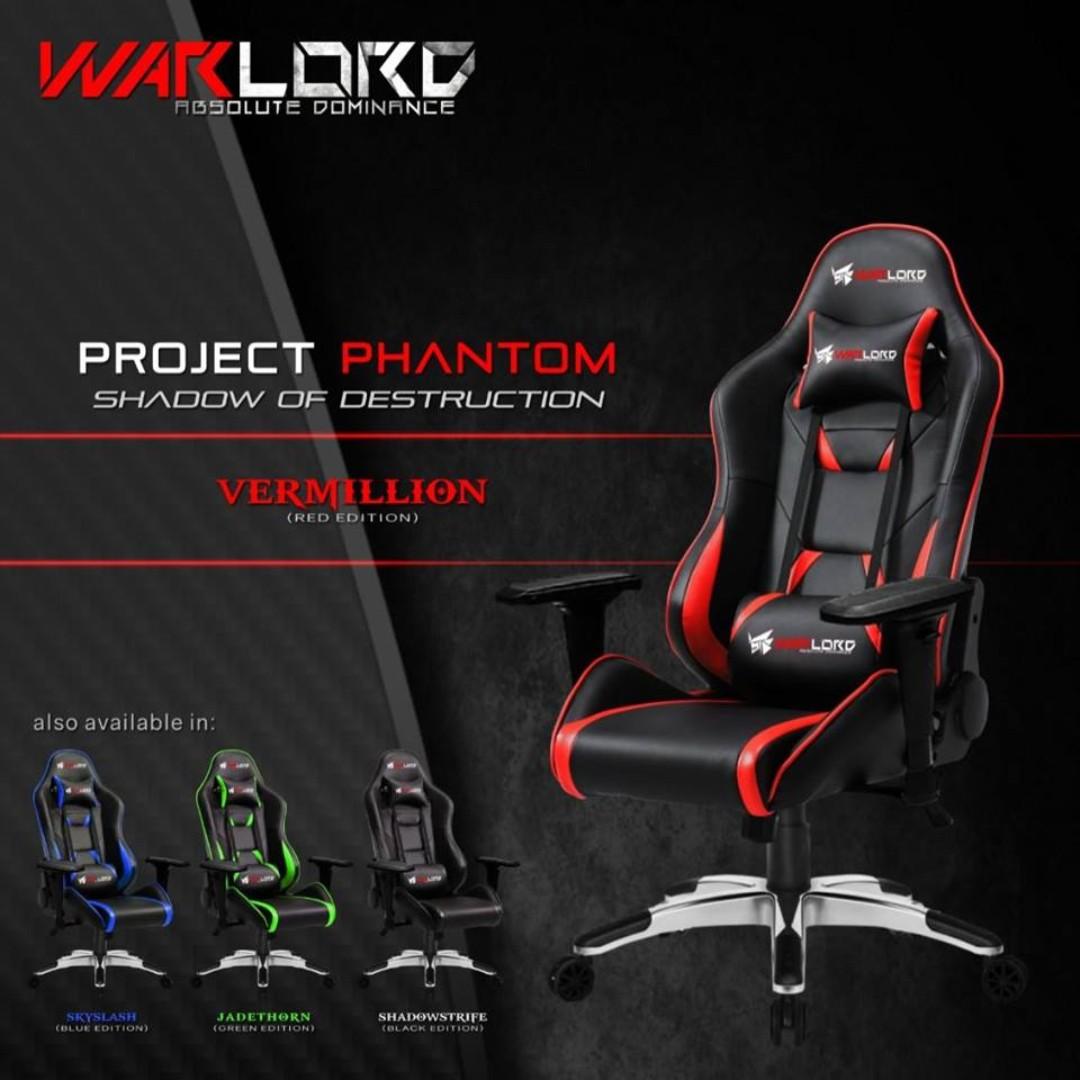 Warlord Gaming Chair Video Gaming Gaming Accessories On Carousell