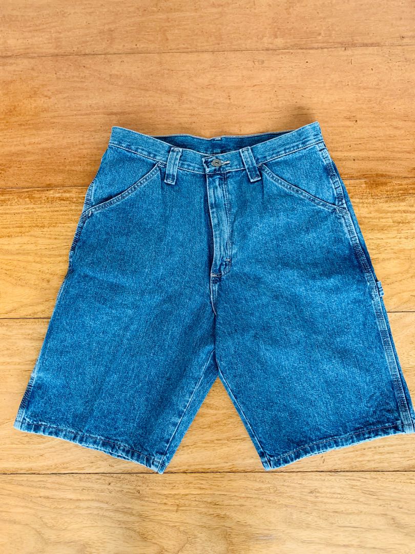 men's wrangler cargo denim shorts