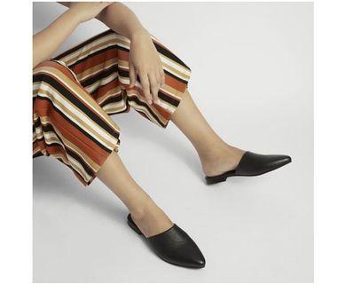 Little Burgundy Leather Mules