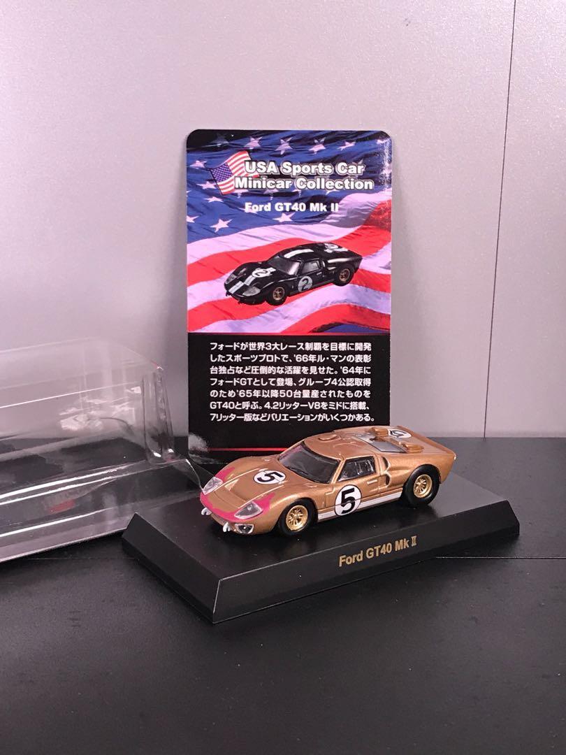 1/64 Kyosho Ford GT40 MkII, 興趣及遊戲, 玩具& 遊戲類- Carousell