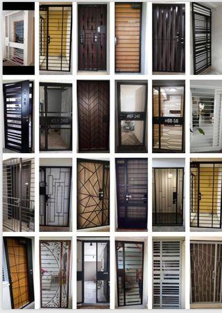 Wrought Iron Gate Furniture Carousell Singapore