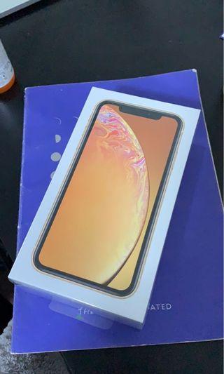 Brand new iPhone XR yellow 64gb unlocked sealed